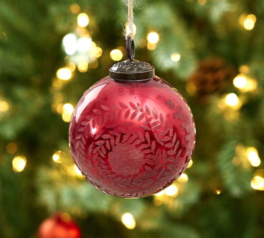 Etched Mercury Glass Ornaments  sgtnighsdesigns