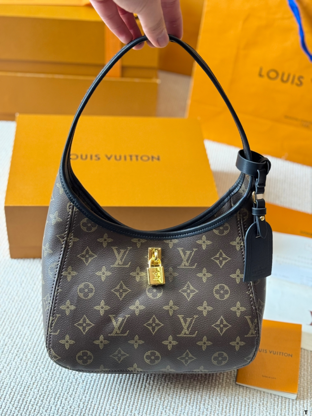 LV new bag The Drop small handbag retro - cnluxepick