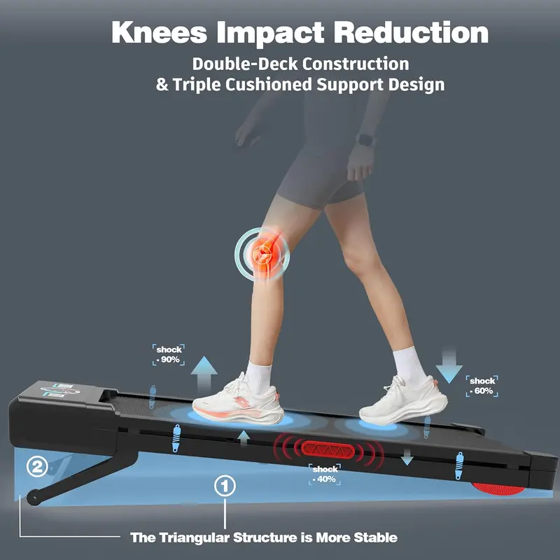 The Walking Pad Pro – 9-Level Auto-Incline Treadmill with 450 lb Capacity, RGB Display & Bluetooth Speakers
