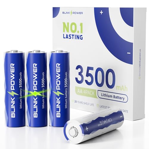 Blinkspower™ Lithium Batteries AA 16 Pack, 3500mAh NO.1 Lasting 1.5V Double A Lithium Battery 【Non-Rechargeable】