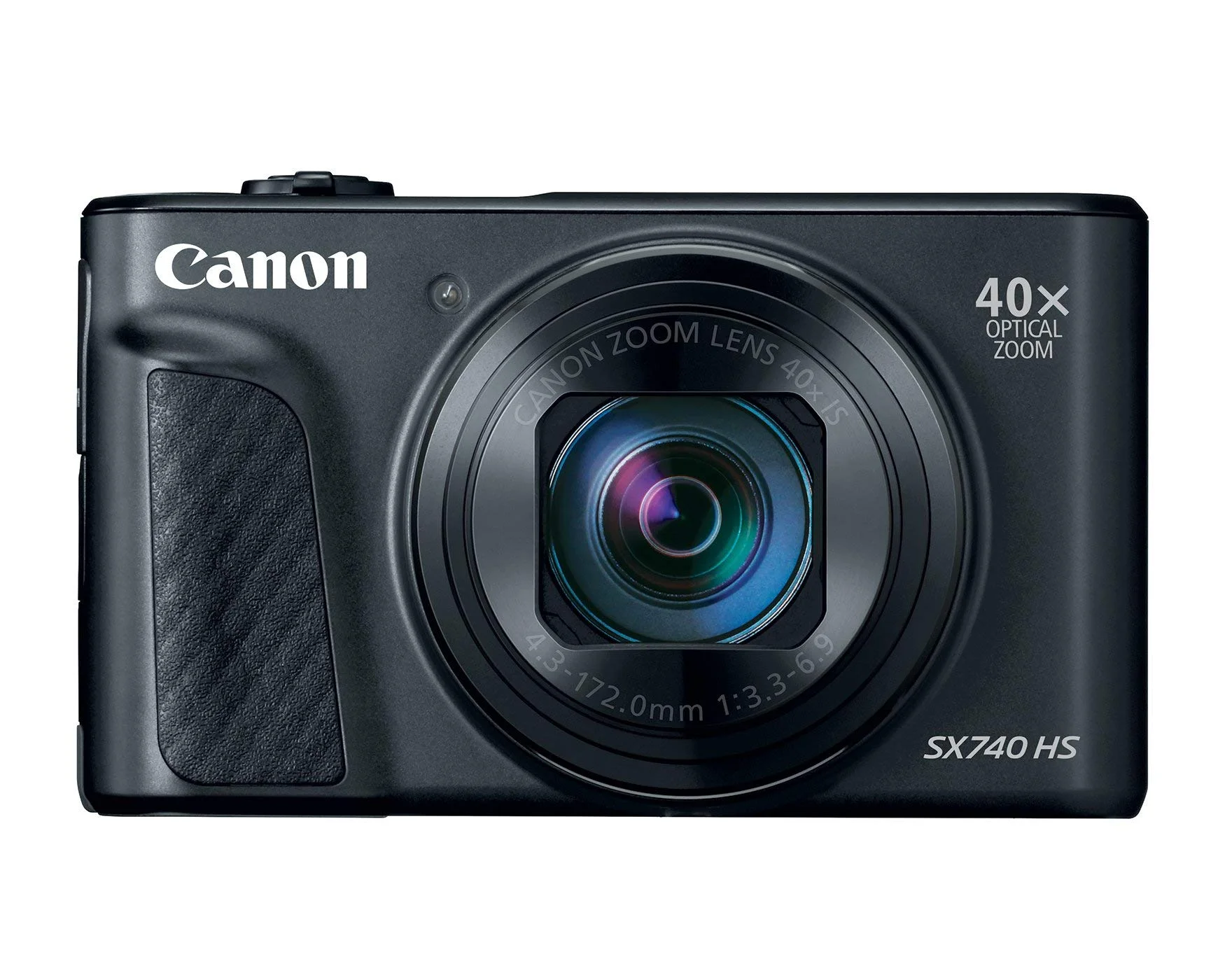 Restored Canon PowerShot SX740 Digital Camera w/40x Optical Zoom & 3 Inch Tilt LCD - 4K VIdeo, Wi-Fi, NFC, Bluetooth Enabled (Black) (Refurbished)