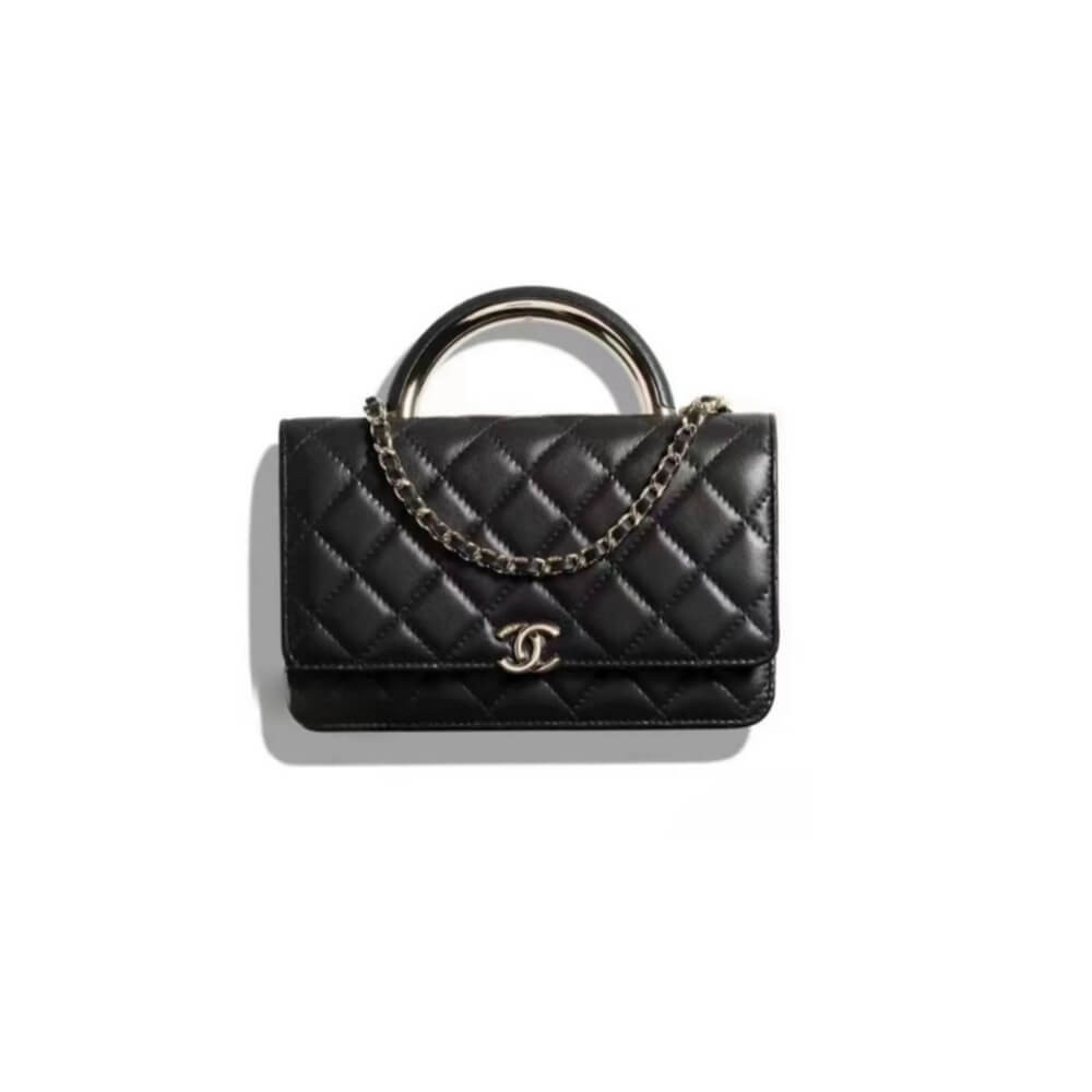 Chanel Wallet On Chain Top Handle Lambskin WOC
