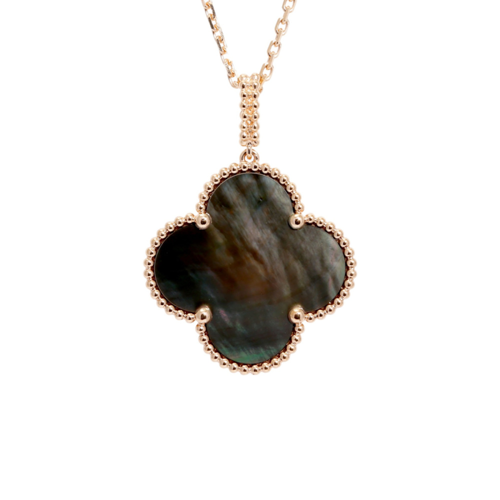 Van Cleef & Arpels Magic Alhambra Necklace 18K Rose Gold Mother of Pearl VCARP6I200