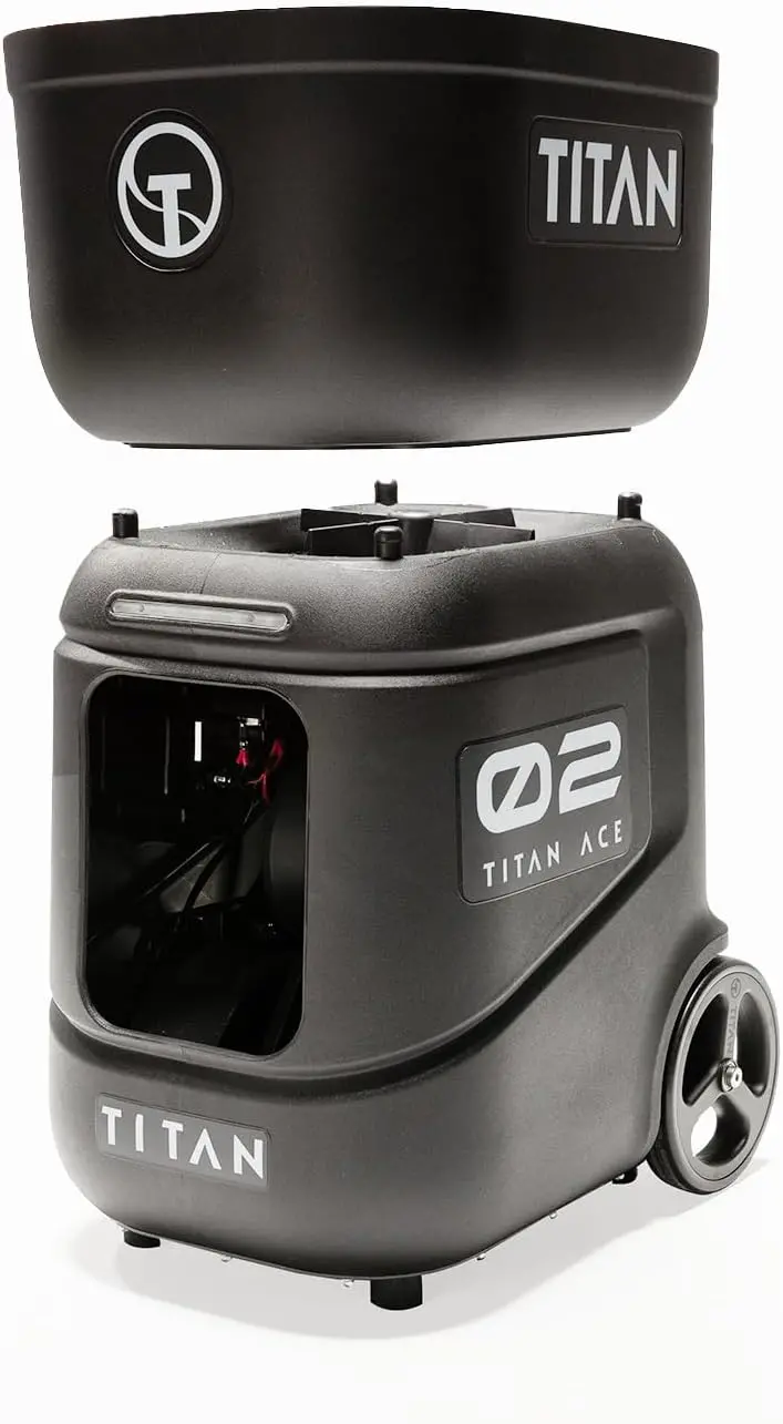 Titan ACE Automatic Pickleball Launcher – Adjustable Speed and Spin Training Machine