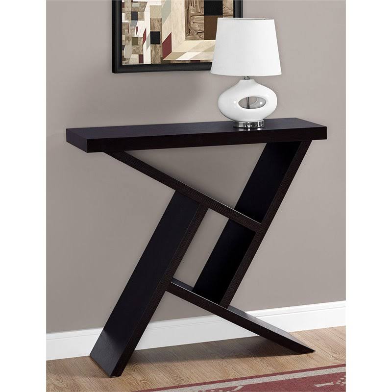 Monarch Accent Table - 36x22L / Cappuccino Hall Console
