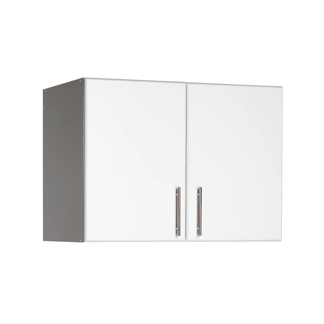 32 in. Wood Laminate Cabinet in White