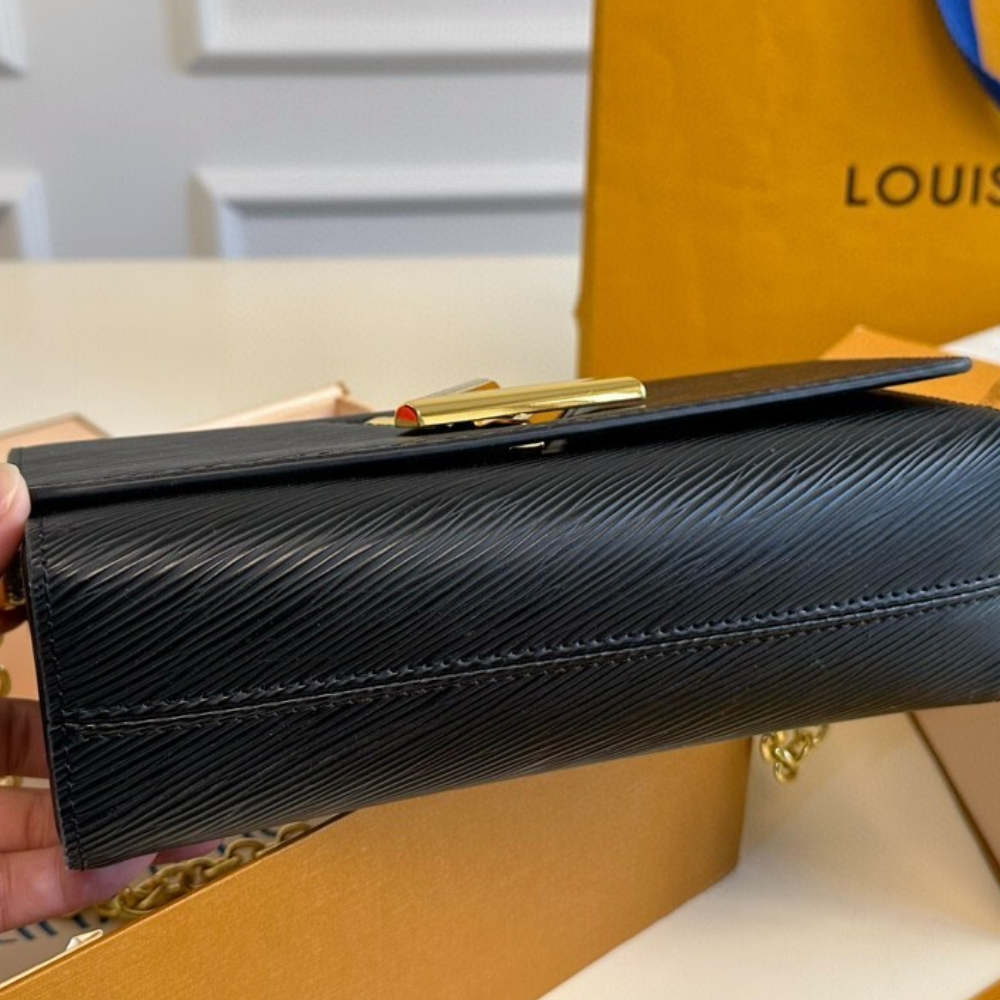 Louis Vuitton Twist West MM Black 9.3 Inches M24549
