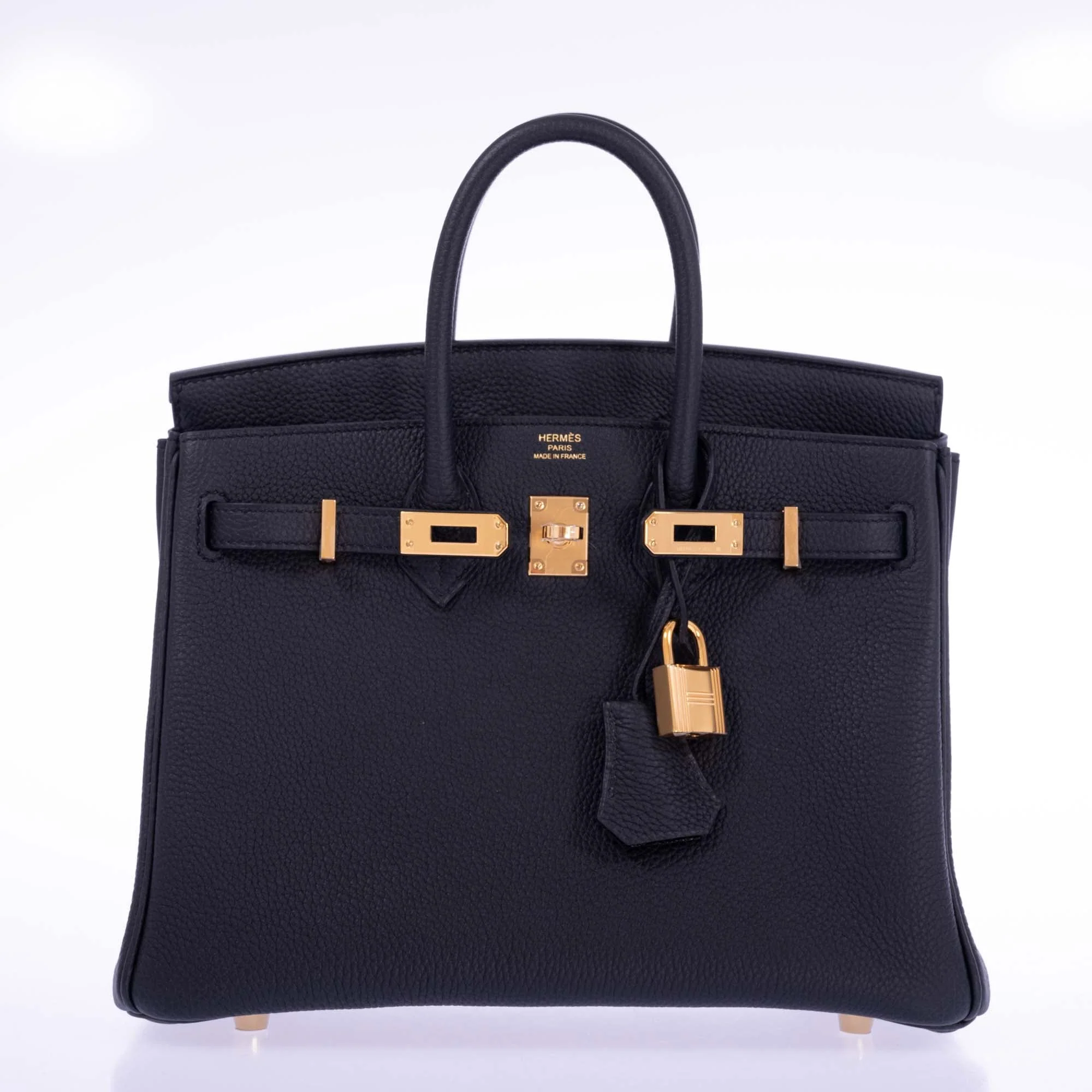 Hermès Birkin 25 Noir Togo Gold Hardware