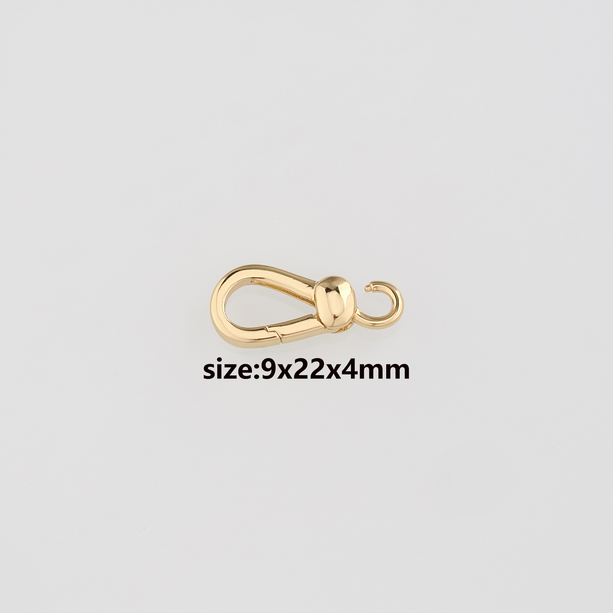 18K Gold Filled Lobster Claw Clasp,Lobster Clasp Lock,Spring Buckle for DIY Jewelry Necklace Bracelet