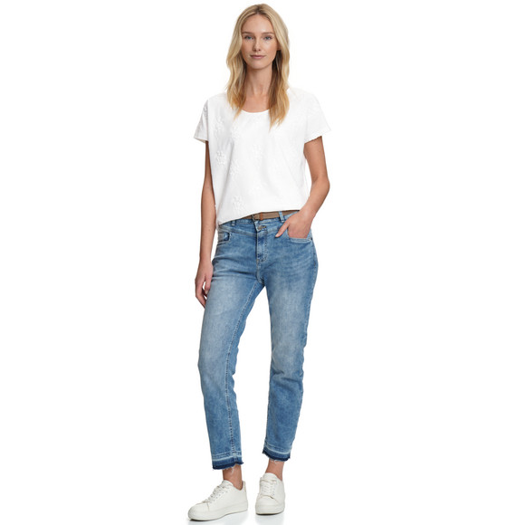 Gina Benotti Damen T-Shirt mit floralem Muster