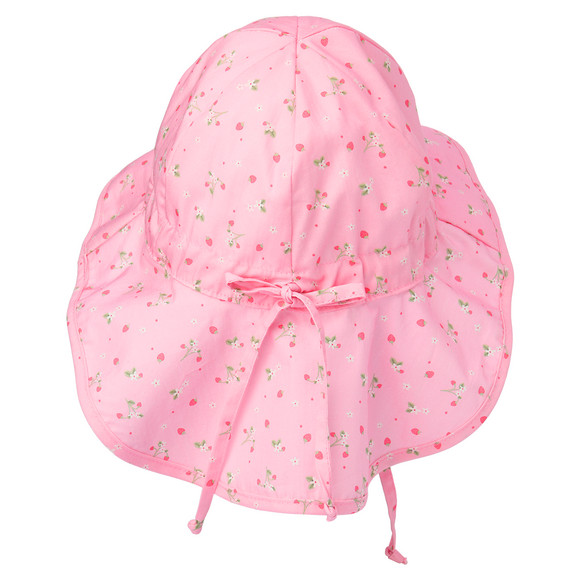 Topomini Baby Nackenkappe mit Erdbeer-Allover
