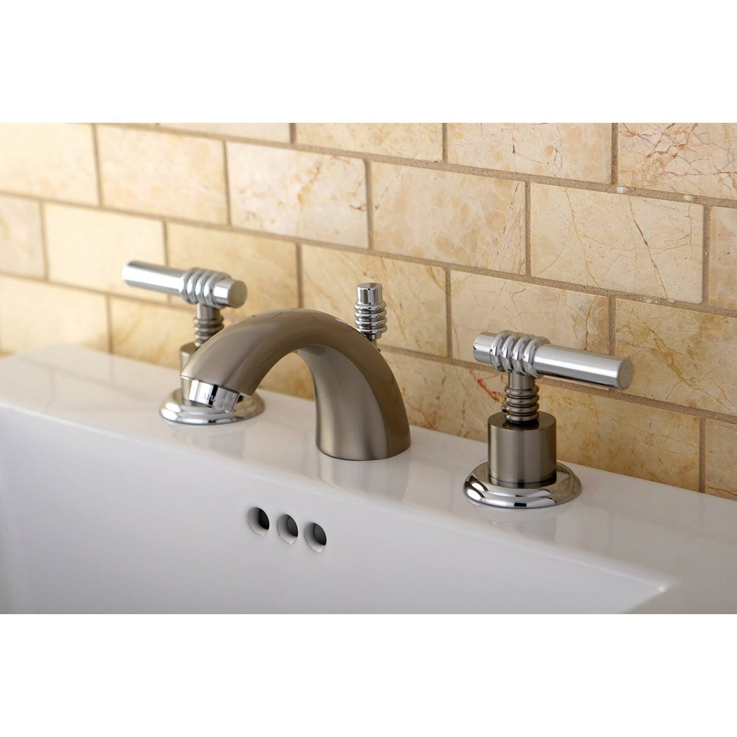 Kingston Brass KS2951ML Mini-Widespread Bathroom Faucet, Polished Chrome