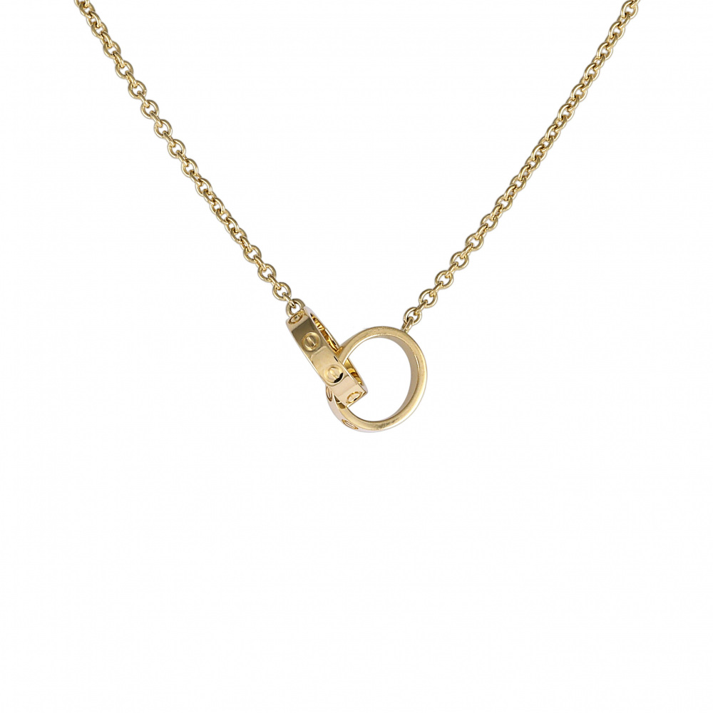 Cartier Love Necklace 18K Yellow Gold B7212400