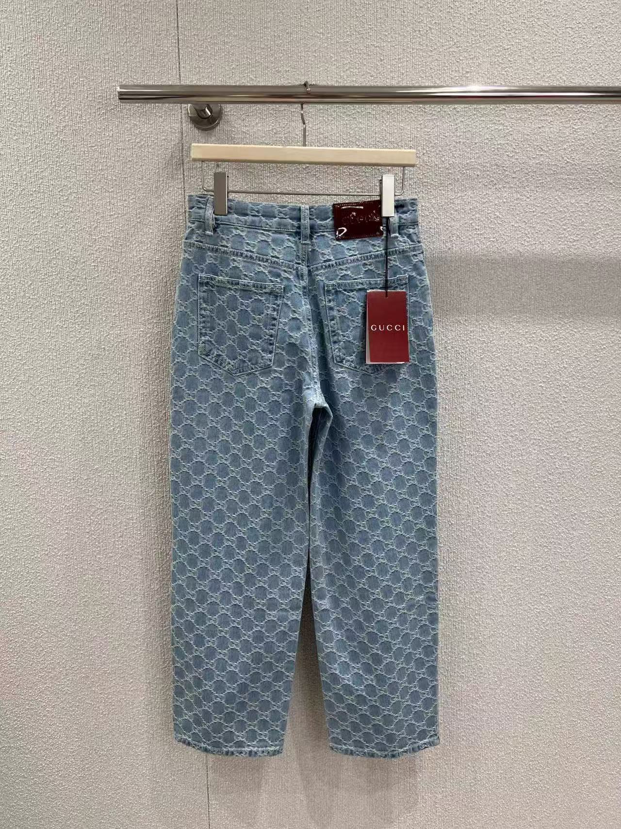 Gucci 25FW Jacquard Jeans - cnluxepick