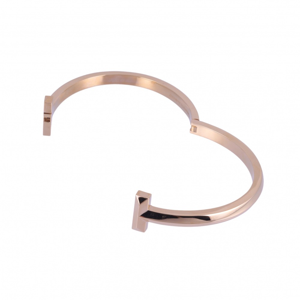 Tiffany & Co. Tiffany T T-one Hinge Bracelet 18K Rose Gold