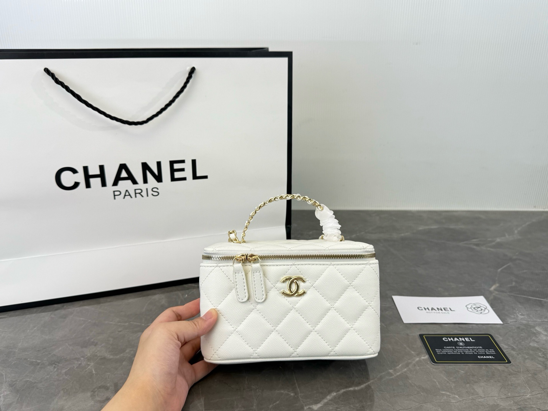 Chanel Handle Makeup Bag - cnluxepick