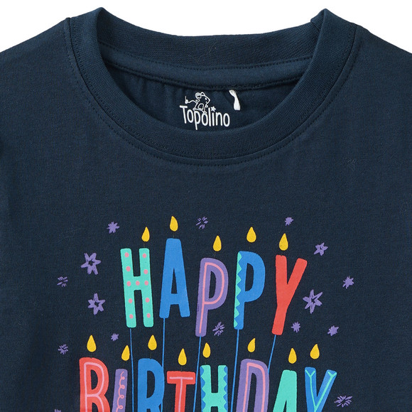 Topolino Kinder T-Shirt mit Geburtstags-Motiv