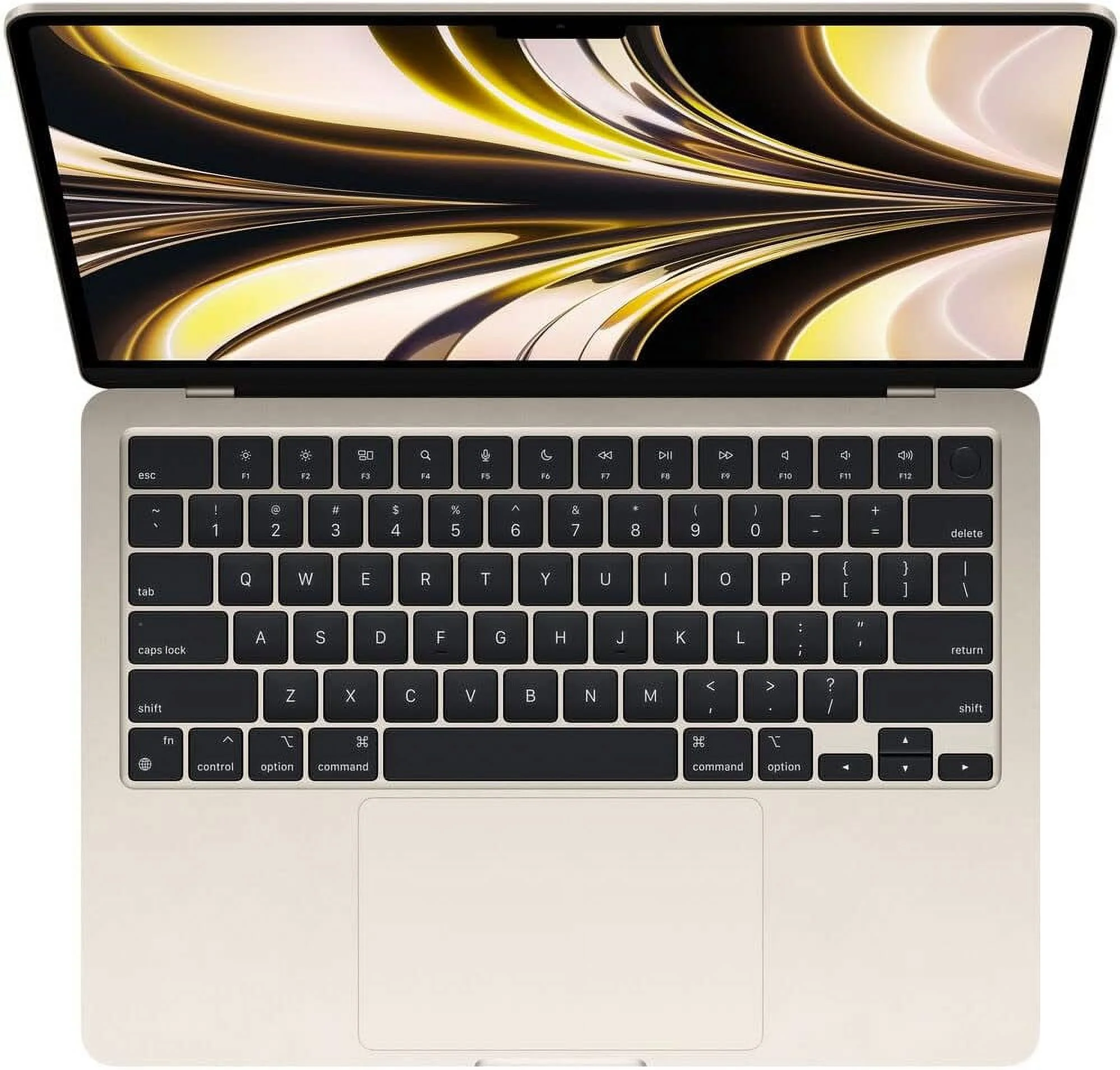 Restored Apple MacBook Air with Apple M2 Chip (13-inch, 16GB RAM, 1TB SSD Storage) - Starlight (Refurbished)