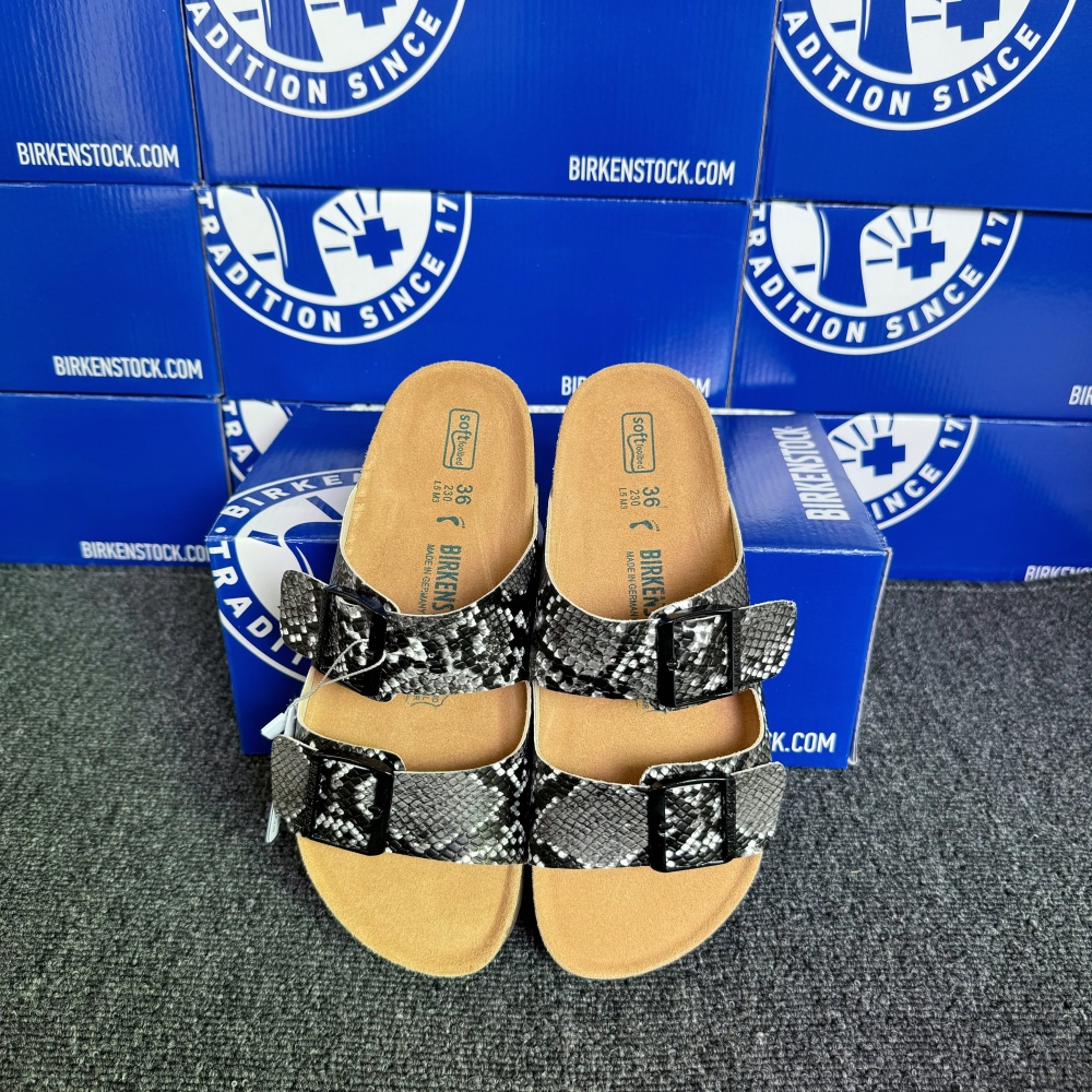 Birkenstock Arizona Python Print Casual Sandals