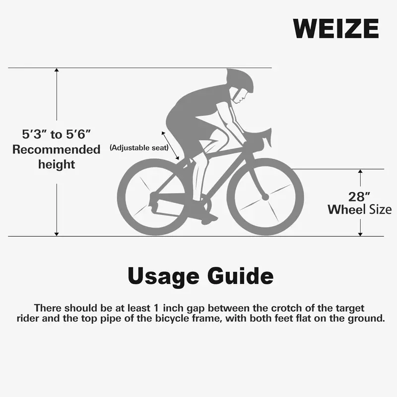 WEIZE 700C Road Bike – 14-Speed Shimano Commuter Bicycle with Drop Bars, Caliper Brakes, Hybrid Steel Frame