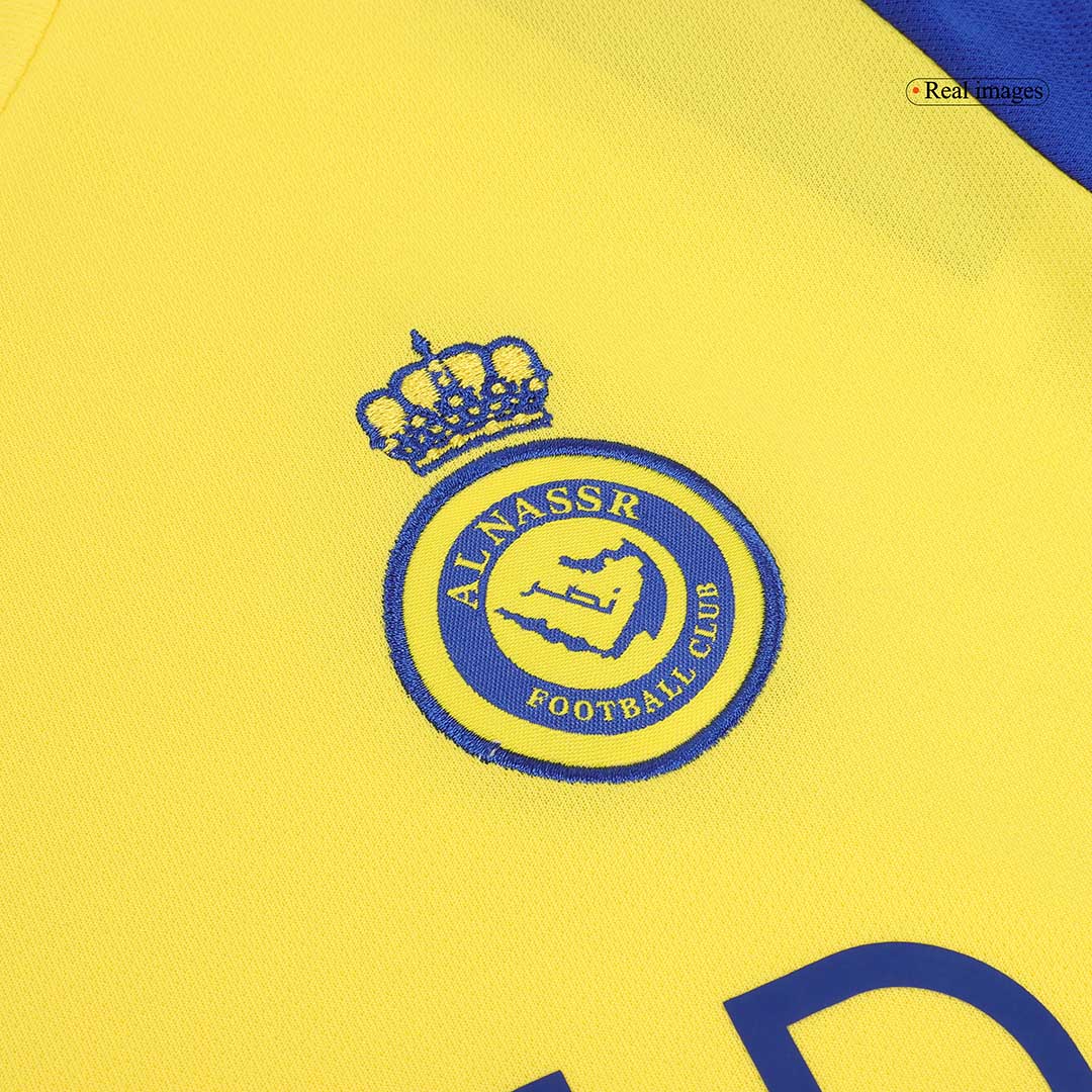 RONALDO #7 Al Nassr Home Kids Soccer Jerseys Kit - ACL