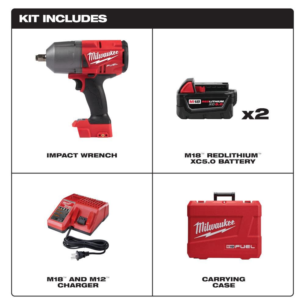 Milwaukee 2767-22 M18 FUEL Electric Impact Wrench 2767-22