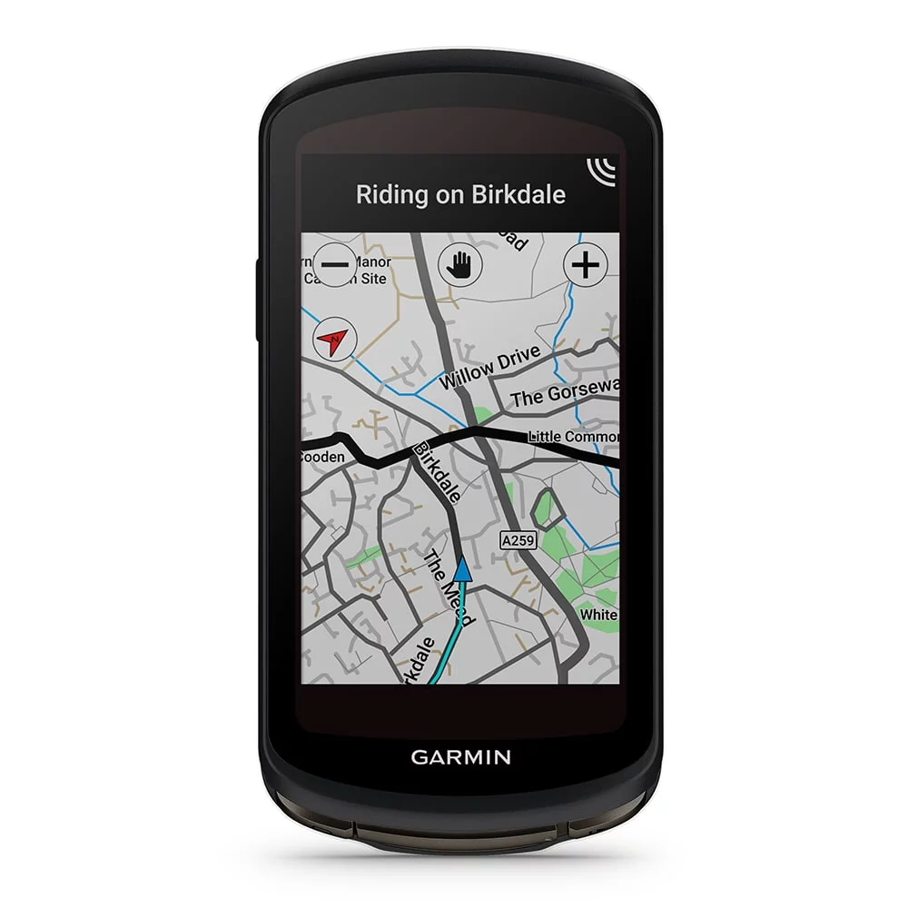 Garmin Edge 1040 Solar GPS Bike Computer with PlayBetter Tempered Glass Screen, Black Case & MTB Mounts