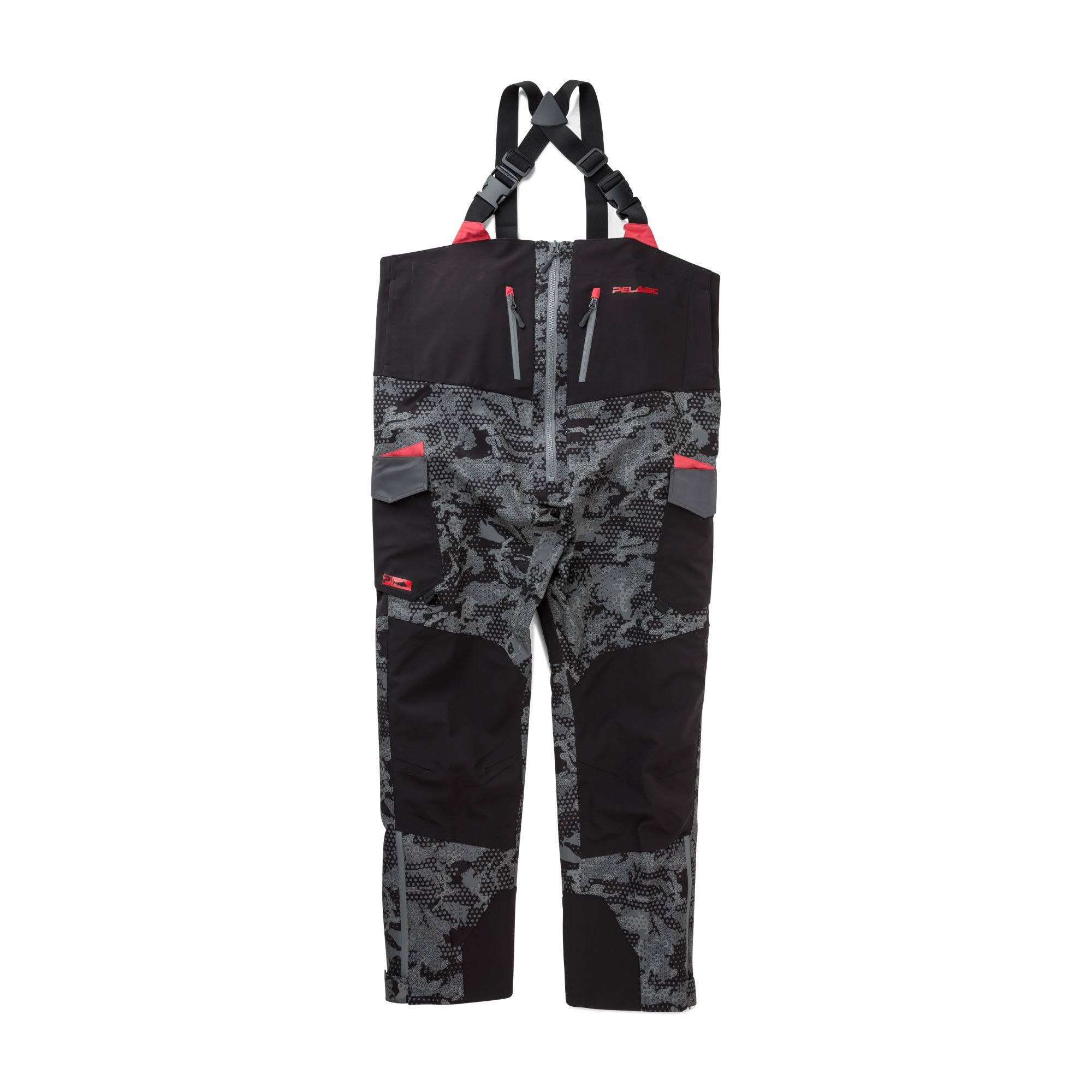 Pelagic Men&s Tempest Pro Storm Bib Black Size - 2X-Large