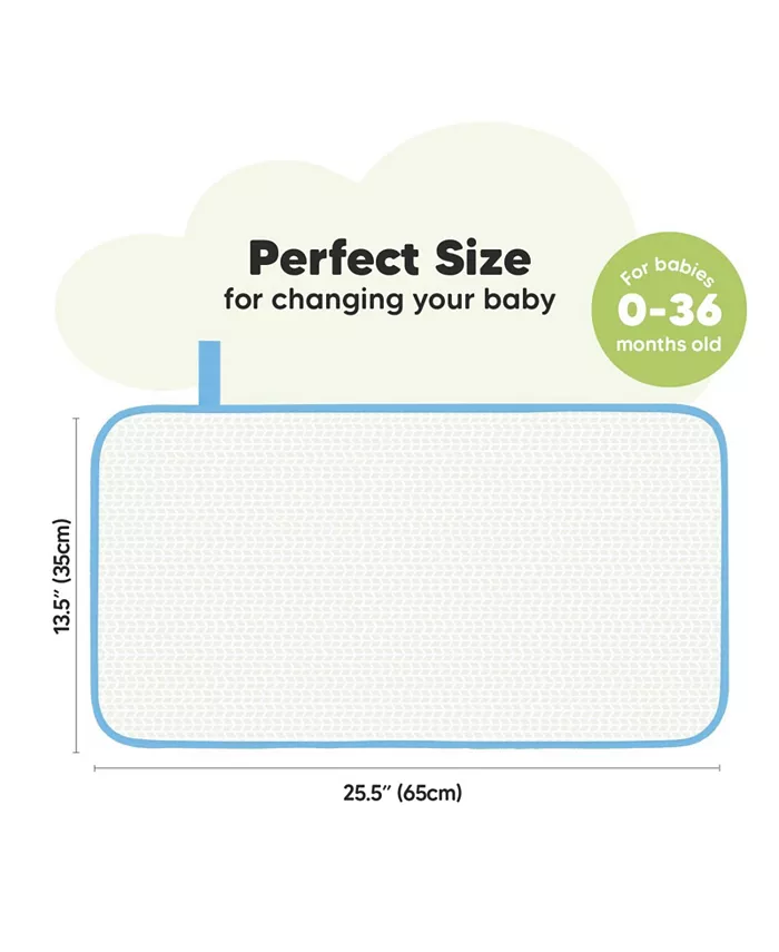 KeaBabies Swift Diaper Changing Pad, Portable Waterproof Diaper Changing Pad for Baby, Travel Changing Pad for Diaper Bag