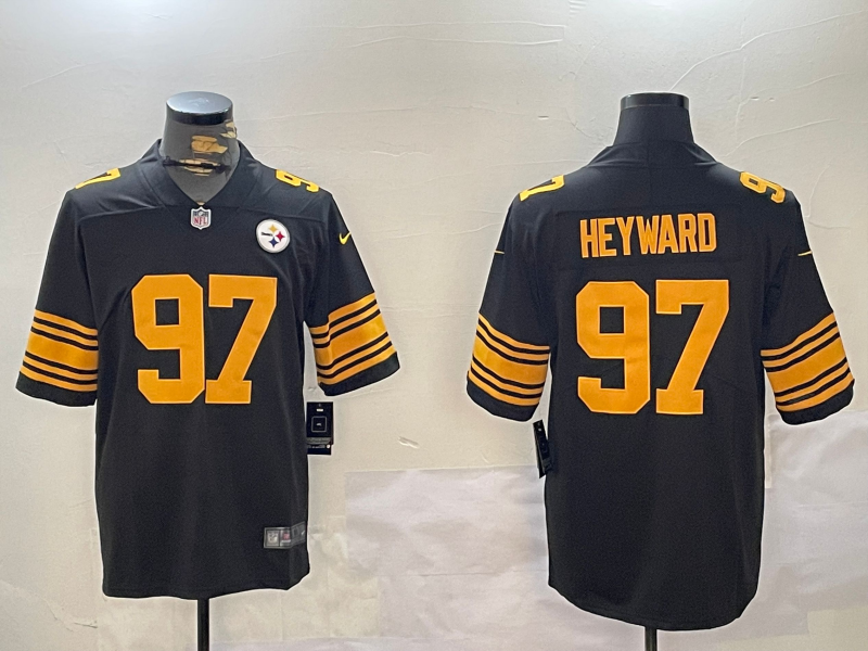 Men's Pittsburgh Steelers Cameron Heyward #97 Black Alternate Legend Jersey