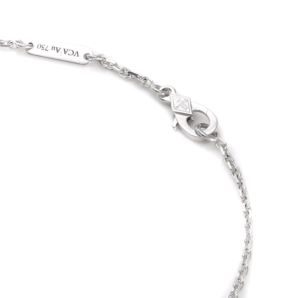 Van Cleef & Arpels Frivole Necklace 18K White Gold Diamond VCARD31800