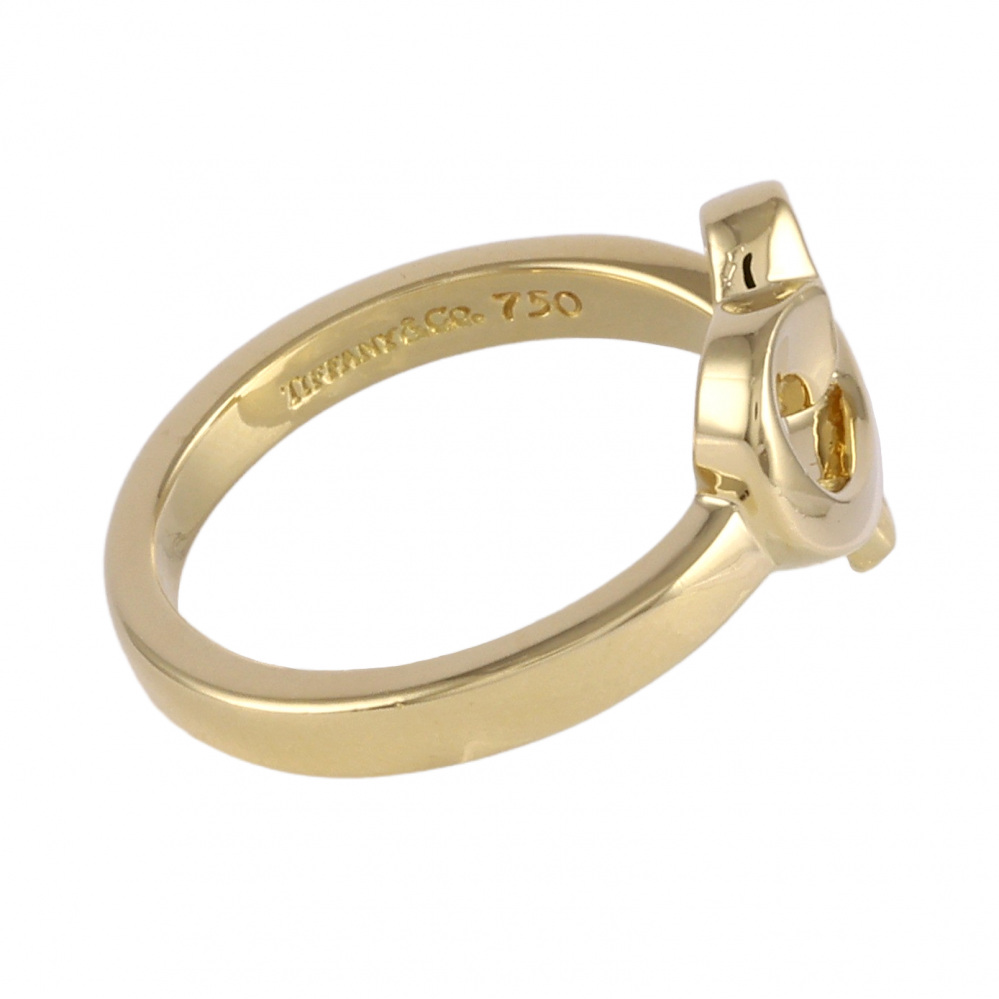 Tiffany & Co. Paloma Picasso Loving Heart Ring 18K Yellow Gold