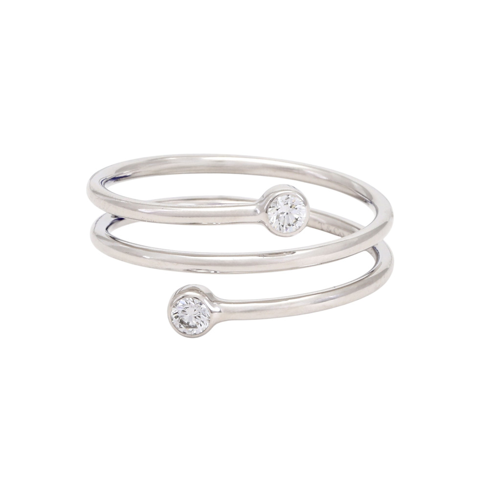 Tiffany & Co. Elsa Peretti Ring Platinum Diamond
