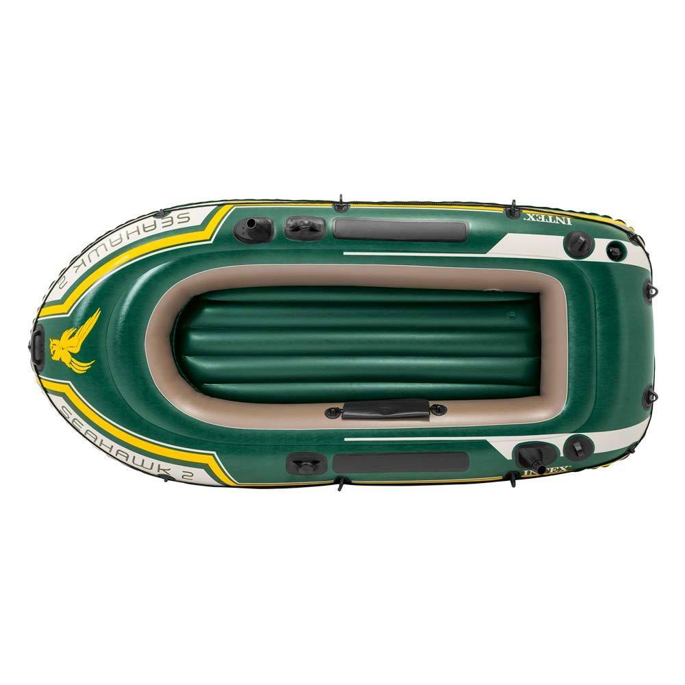 Intex Seahawk 2, 2-Person Inflatable Boat Set with French Oars and High Output