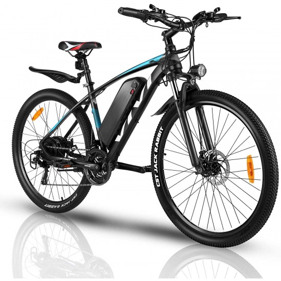 Electric Bike 350W, 27.5/26 Inch Electric Bikes for Adults Mountain Bike, 36V/10.4Ah Removable Battery, 21 Speed Gears, Electric Bicycle 20MPH Speed