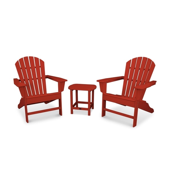 POLYWOOD South Beach Adirondack Chair 3Piece Set