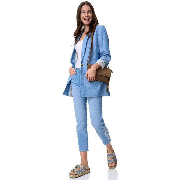 Gina Benotti Damen Blazer mit Reverskragen