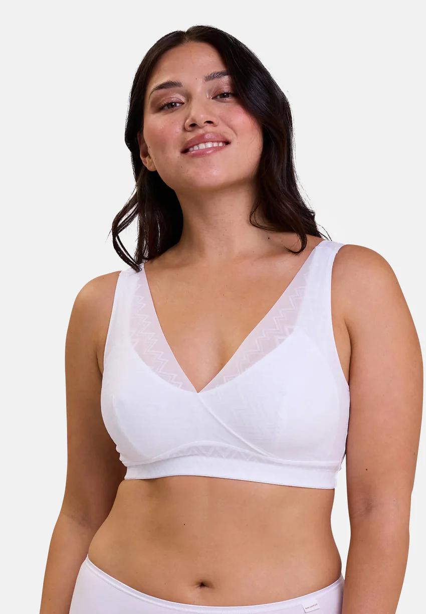 Brassière triangle Rêveuse Blanc