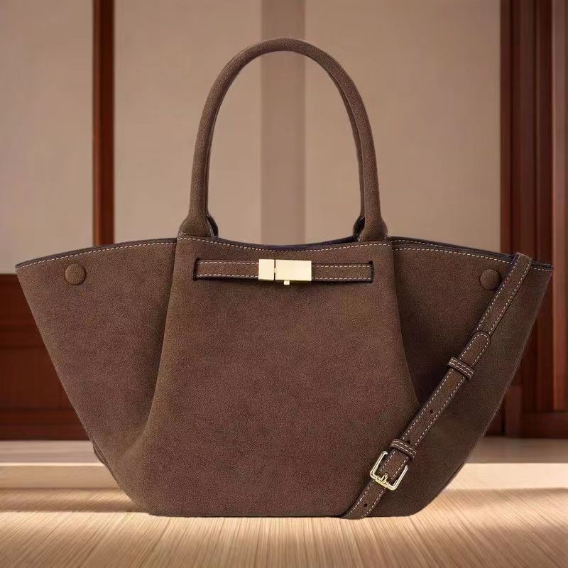 DeMellier | Bags | Demellier New York Mocha Suede Tote Bag - cnluxepick