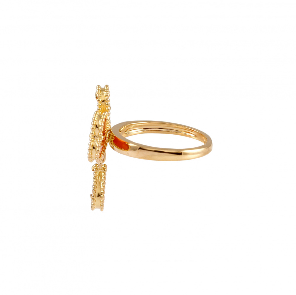 Van Cleef & Arpels Sweetheart Ring 18K Rose Gold VCARN5P600