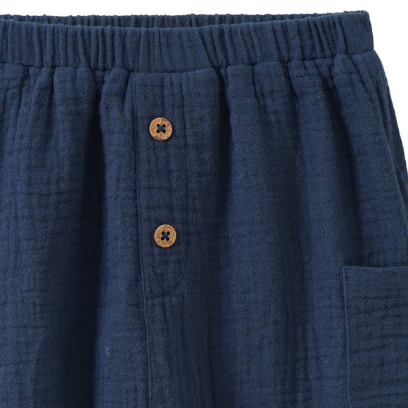 Topomini Newborn Musselin-Hose mit Seitentaschen