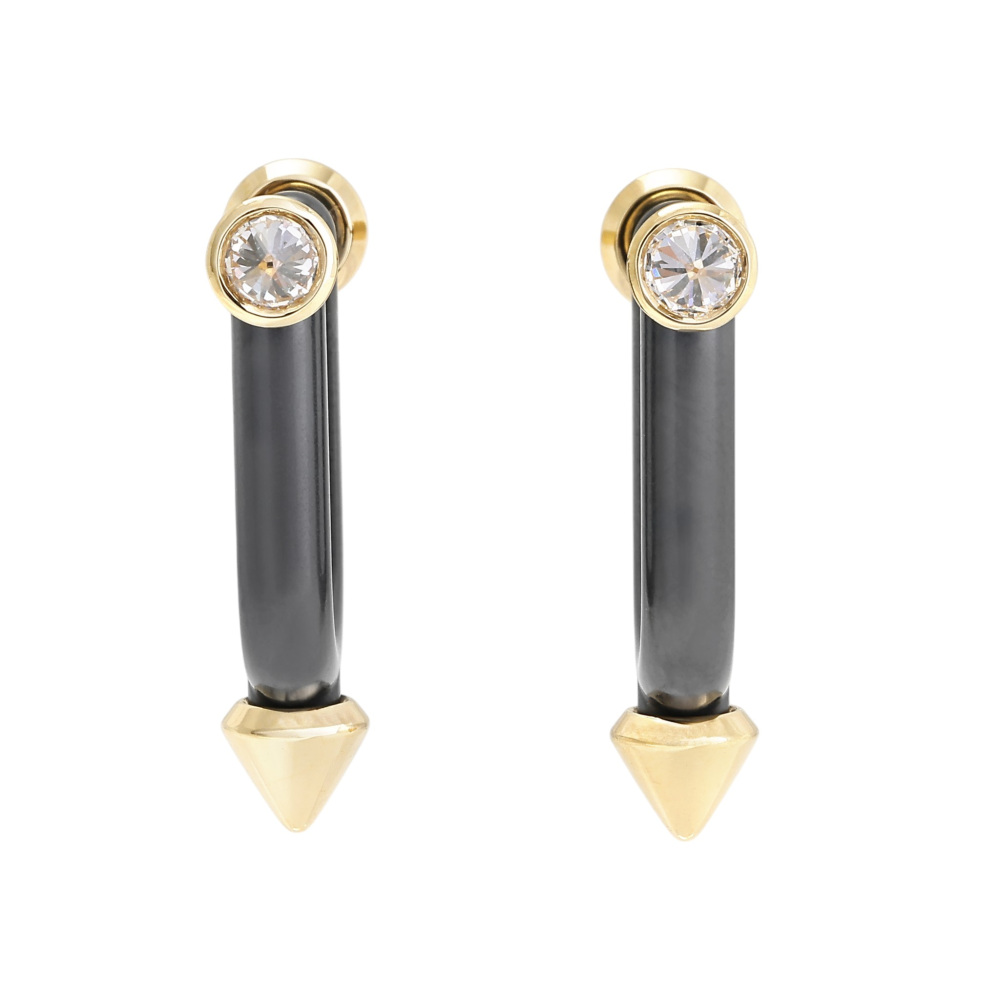 Tiffany & Co. Titan By Pharrell Williams Earrings 18K Yellow Gold 73467950
