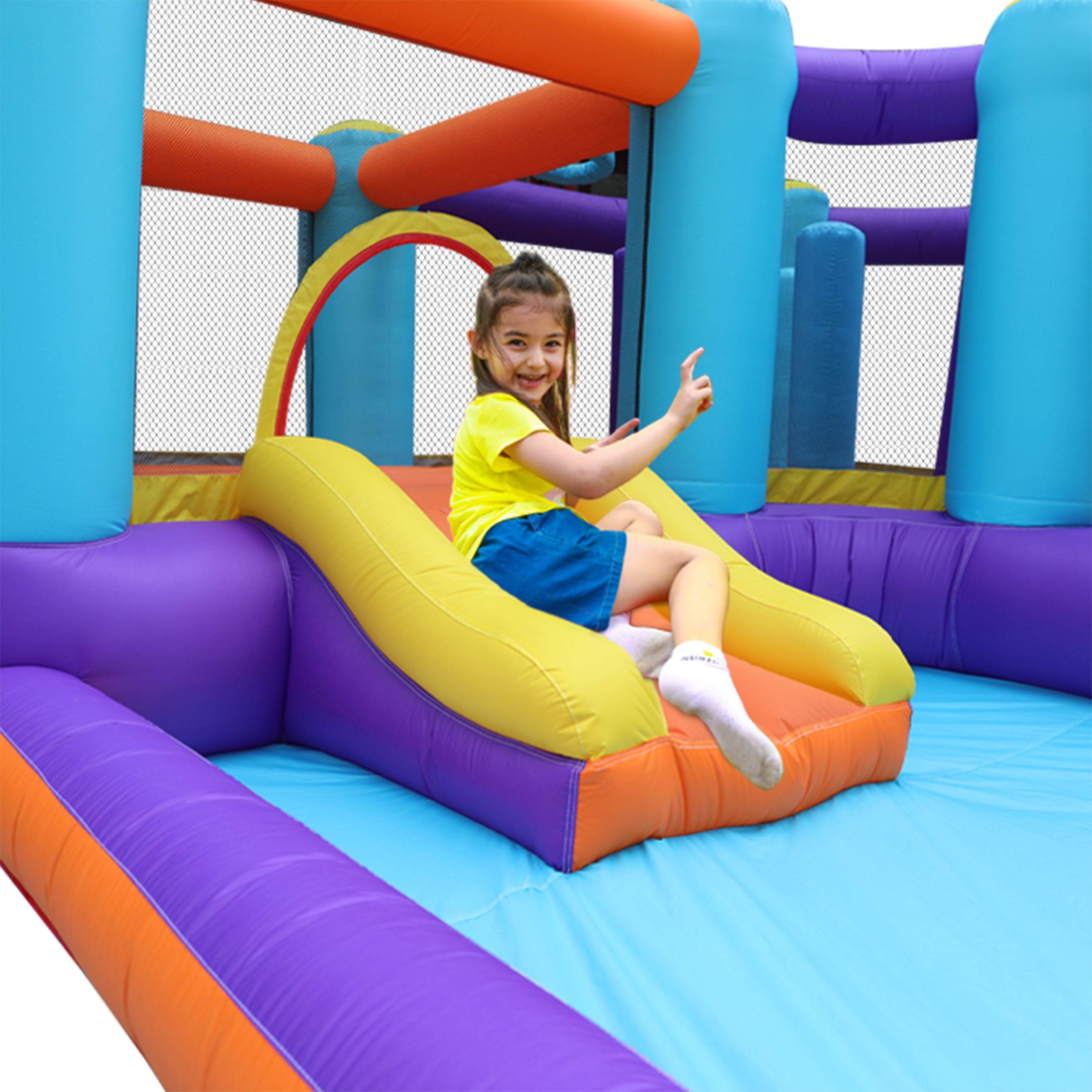 ALEKO Extra Large Inflatable Playtime Bounce House with Blower