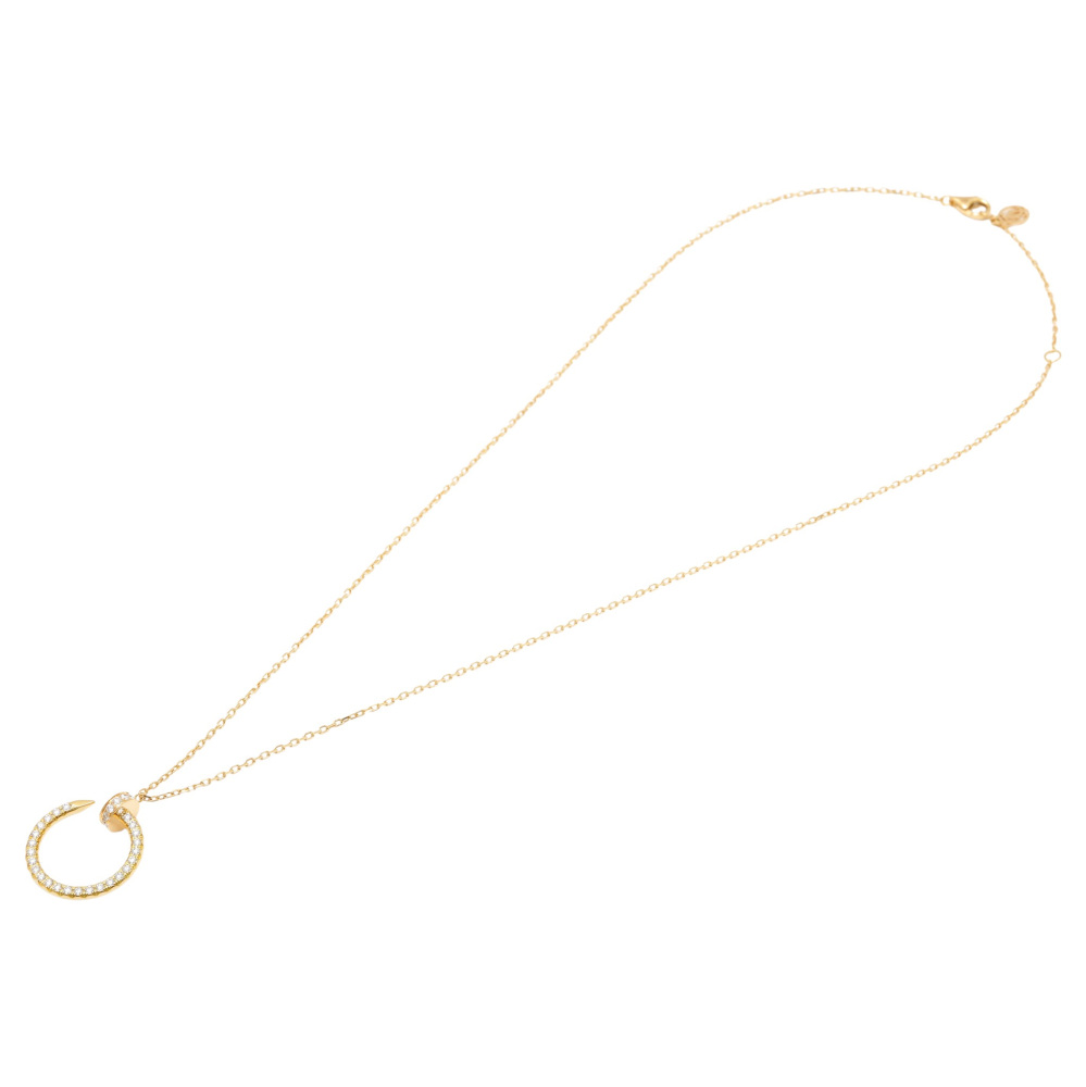 Cartier Juste un Clou Diamond Necklace 18K Yellow Gold B7224896