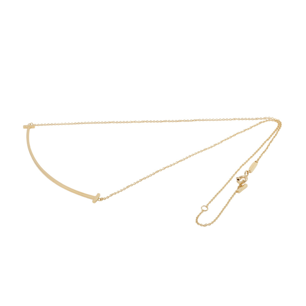 Tiffany & Co. Tiffany T Smile Necklace 18K Yellow Gold 60011652