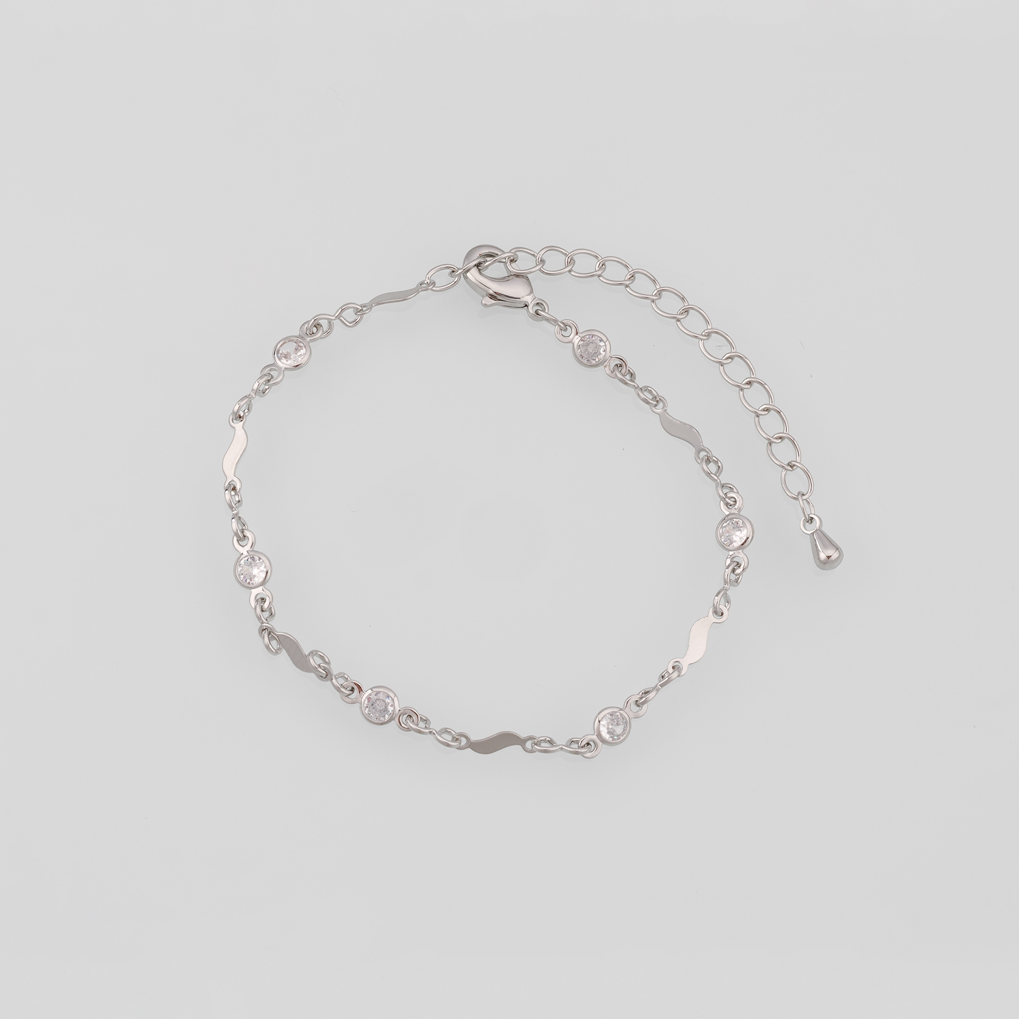 18K Gold Filled Round Chain Bracelet,Zircon Bracelet,Gold Chain Bracelet,Ladies Bracelet,Gift For Her