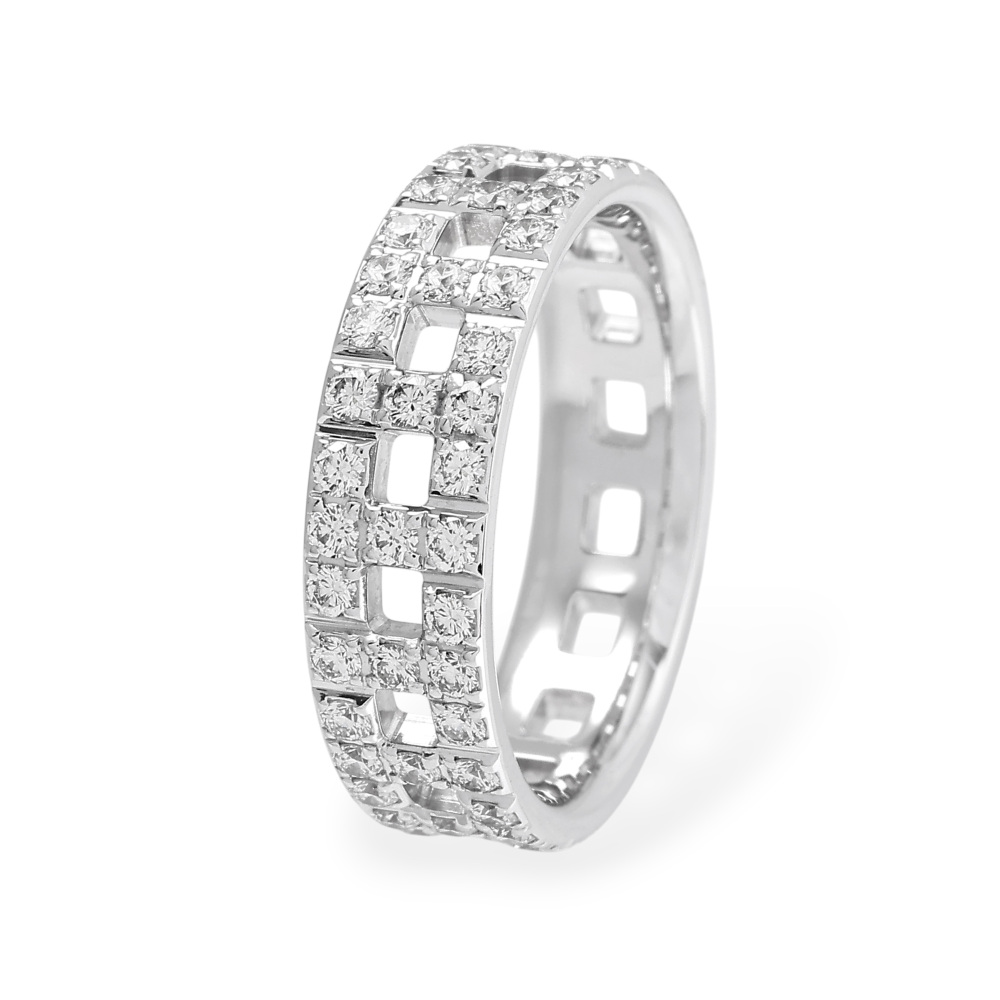 Tiffany & Co. Tiffany T True Ring 18K White Gold Diamond 67459970
