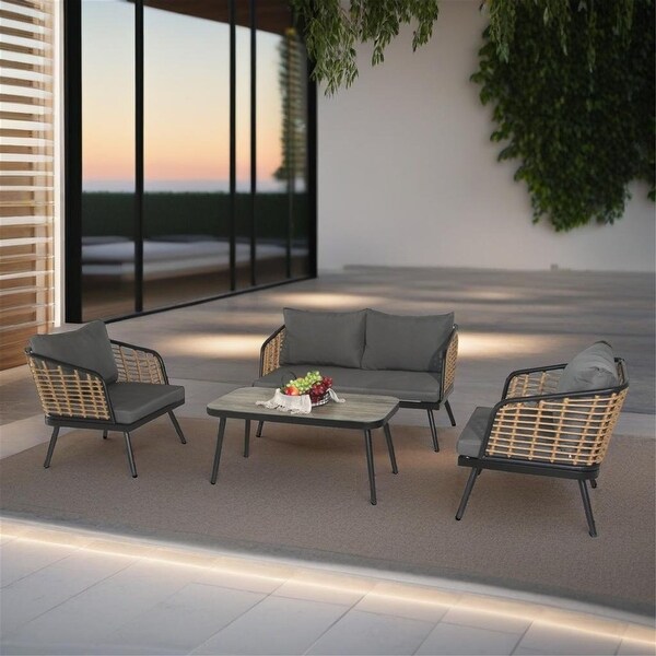 4 Pieces Patio Furniture Set