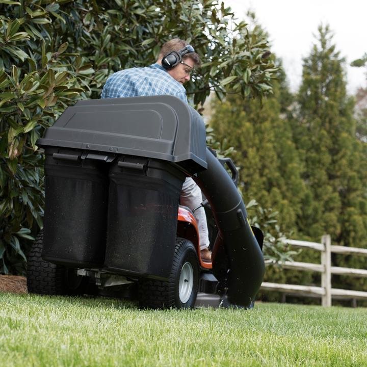 42-46 In. 2-Bin Lawn Mower Bagger