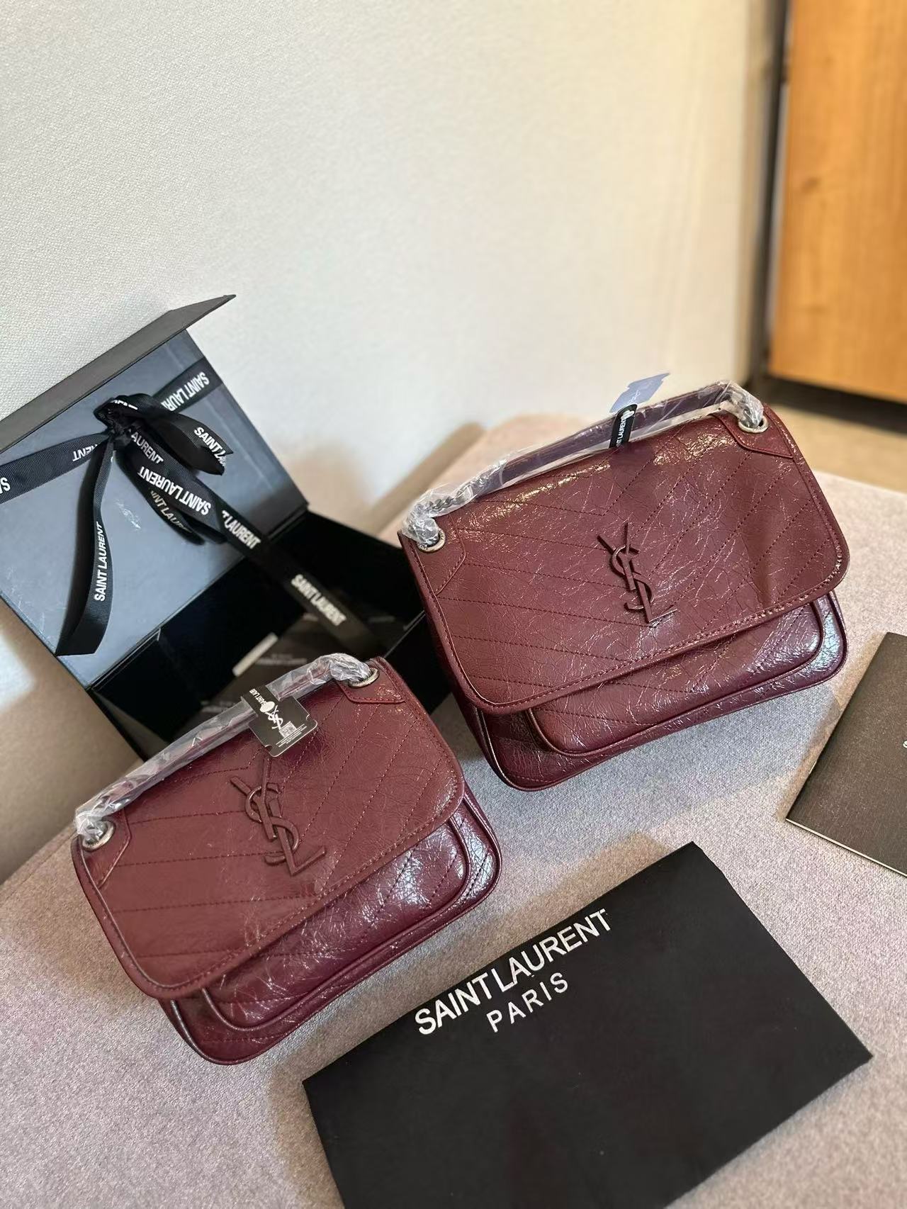 YSL Niki Monogram Logo Bag - cnluxepick